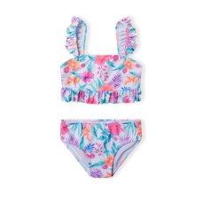 18SWIM 34J: Printed Bikini With Frills (2-8 Years)